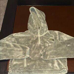 The North Face Sage Green Fleece Hoodie